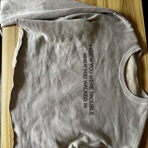 Urban Outfitters Taylor Swift Sweater - Cropped